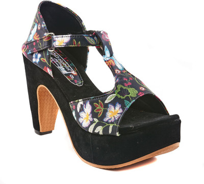 

Dolphin Miles Women Black Heels