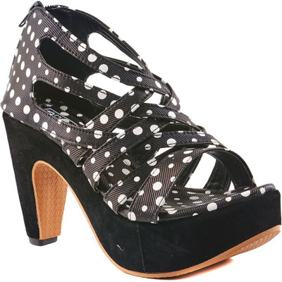 

Dolphin Miles Women Black Heels