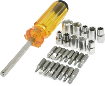 

Selva Front Screwdriver Set 28 in 1 Standard Screwdriver Set(Pack of 1), Multicolor