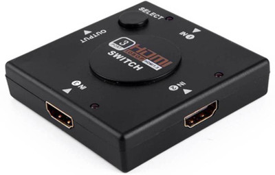 

Mezire 3 in 1 Output port HDMI Switch Media Streaming Device(Black)