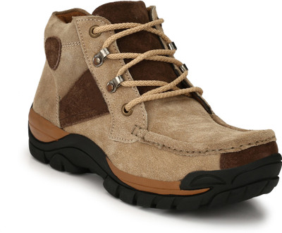 

Knoos LEATHER Boots For Men(Grey, Cheeku