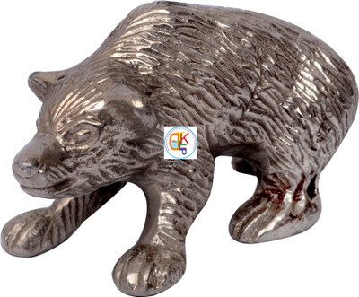

KDT KDT Antique Bear Decorative Showpiece - 7 cm(Silver Finish, Silver)