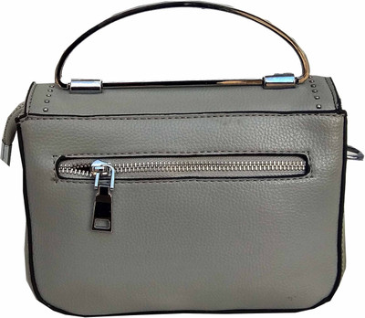 

ALIVE Women Casual Grey Leatherette Sling Bag