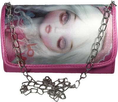 

Bizarre Vogue Women Evening/Party Pink PU Sling Bag