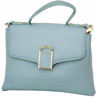 

ALIVE Women Casual Blue Leatherette Messenger Bag