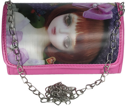 

Bizarre Vogue Women Evening/Party Pink PU Sling Bag