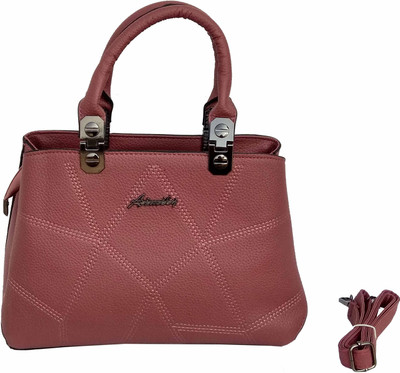 

ALIVE Women Casual Pink Leatherette Sling Bag
