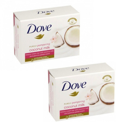 

Dove Purely Pampering Coconut Milk Beauty Cream Bar, (Imported, Made in EU, 100 gm, Pack of 2 )(200 g, Pack of 2)