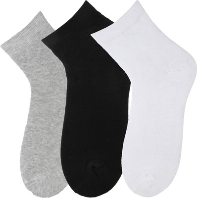 Style Villaz Men & Women Solid Mid-Calf/Crew(Pack of 3)