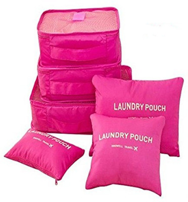 

Styleys Set of 6 Packing Cube Travel Organizer (Rose Pink)(Pink)