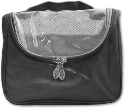 

Swarish Multi-function Transparent Cosmetic Make Up Toiletries Bag Organizer(Black) Travel Toiletry Kit(Black)