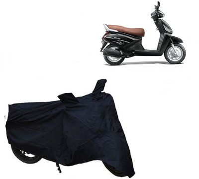 Autocraft Two Wheeler Cover for Mahindra(Gusto, Black)
