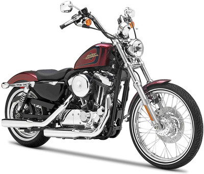 

Maisto 2012 Harley-Davidson XL 1200V Seventy - Two(Maroon, Black)