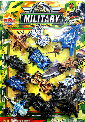 

SS Traders -Plastic Military Collection Set For Kids(Multicolor)