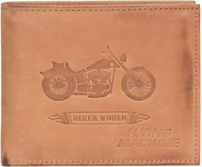 

Flying Machine Men Brown Genuine Leather Wallet(4 Card Slots)