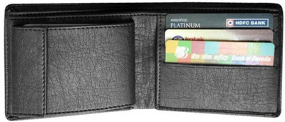 

OODI Men Casual, Formal Black Genuine Leather Wallet(3 Card Slots)
