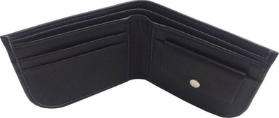 

OODI Men Black Genuine Leather Wallet(10 Card Slots)