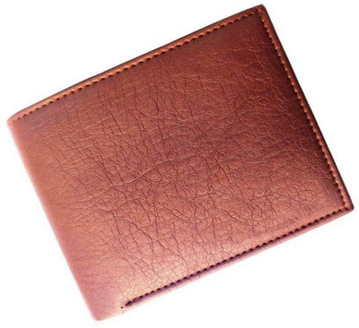 

Cyclone Men Brown Genuine Leather Wallet(10 Card Slots)