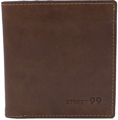 

street 99 Men Tan Genuine Leather Wallet(17 Card Slots)