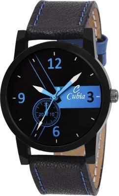 cubia cb-1227 Black and Blue Analog Watch Watch  - For Boys   Watches  (Cubia)