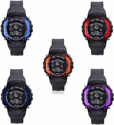 JM SELLER Five Digital watches pack for boys Watch  - For Boys   Watches  (JM SELLER)