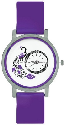 indium PS0033PS purple fancy and attractive peacock Watch  - For Girls   Watches  (INDIUM)