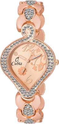 cubia cb-1225 Amber Rose Gold Watch  - For Women   Watches  (Cubia)