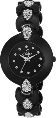cubia cb1219 Black diamond Watch  - For Girls   Watches  (Cubia)