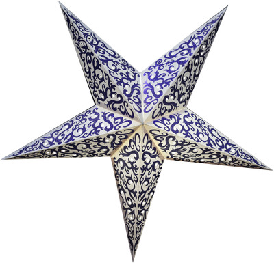 

artnidea Peacock Jhalar White Hanging Snow Flake Pack of 1