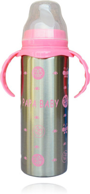 

Toys Factory Kids Beautiful Steel Feeding Bottle 180ml In many Colours - 180 ml(Silver)