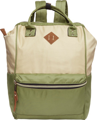 

Diana Korr DK137BGRN 10 L Laptop Backpack(Green, Beige)