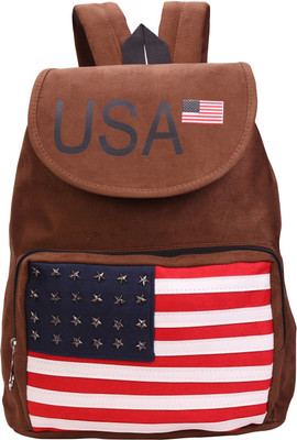 

Bee Fashionable Stylish For Women 15 L Backpack(Multicolor), Brown