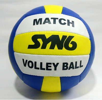 

SYN6 Volley ball - PU - SS0191- Size5 Volleyball - Size: (Pack of 1, Multicolor