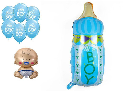 

Shop Online Printed Shop-Online Pack of Baby Shower Balloons (Blue) Balloon(Blue, Pack of 3)