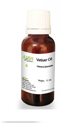 

Allin Exporters Vetiver Essential Oil, 100% Pure , Natural & Undiluted For Skincare, Therapeutic Grade Oil(15 ml)