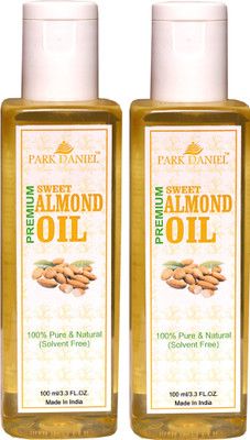 

Park Daniel Premium Sweet Almond Oil Combo pack of 2 No.100 ml Bottles(200 ml)(200 ml)