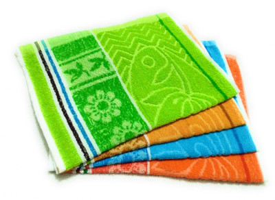 Cottton Colors Cotton 250 GSM Hand Towel Set(Pack of 4)