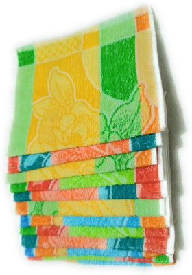 Cottton Colors Cotton 250 GSM Hand Towel Set(Pack of 12)