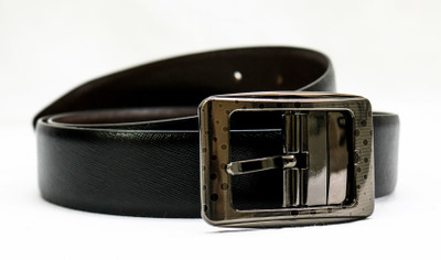 

DAKSH Men Black, Brown Genuine Leather Reversible Belt