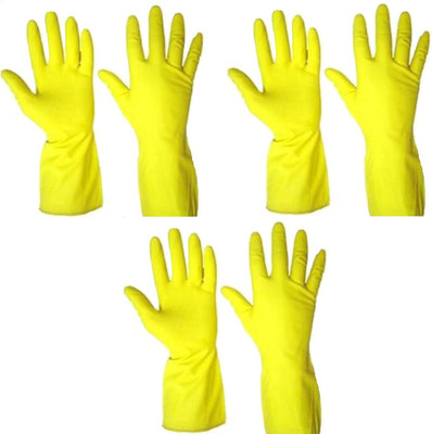 

yes plus sstyagi Wet and Dry Disposable Glove Set(Medium Pack of 3)