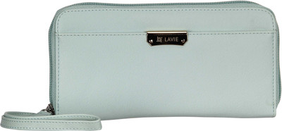 

Lavie Women Blue Artificial Leather Wallet(12 Card Slots), Lt blue
