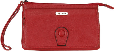Lavie Casual Red Clutch