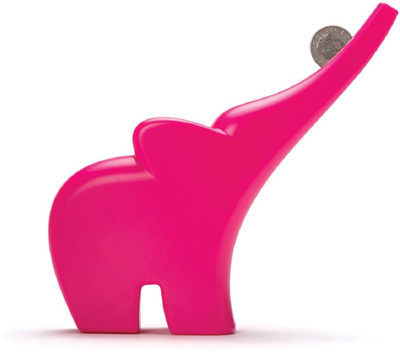 

ShopAis ELLI Rolling coins bank - Great for encouraging kids to save their pennies Coin Bank(Pink)
