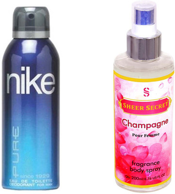 

Nike PURE MEN with CHAMPAGNE WOMEN(Set of 2)
