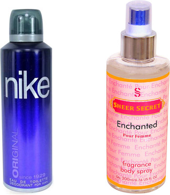 

Nike ORIGINAL MEN with SHEER SECRET ENCHANTED WOMEN(Set of 2)
