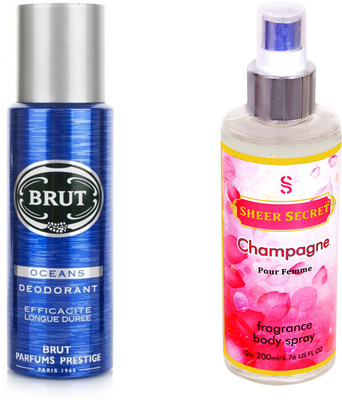 

Brut OCEAN with SHEER SECRET CHAMPAGNE WOMEN(Set of 2)