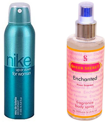 

Nike UP DOWN WOMEN with SHEER SECRET ENCHANTED WOMEN(Set of 2)