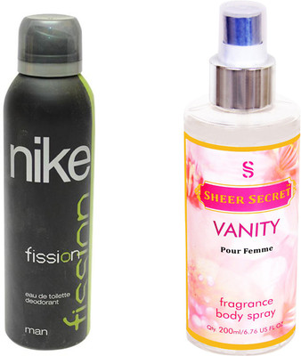 

Nike FISSION MEN with SHEER SECRET VANITY WOMEN(Set of 2)