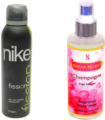 

Nike FISSION MEN with CHAMPAGNE WOMEN(Set of 2)
