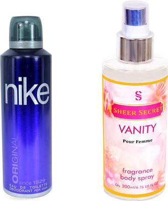 

Nike ORIGINAL MEN with SHEER SECRET VANITY WOMEN(Set of 2)